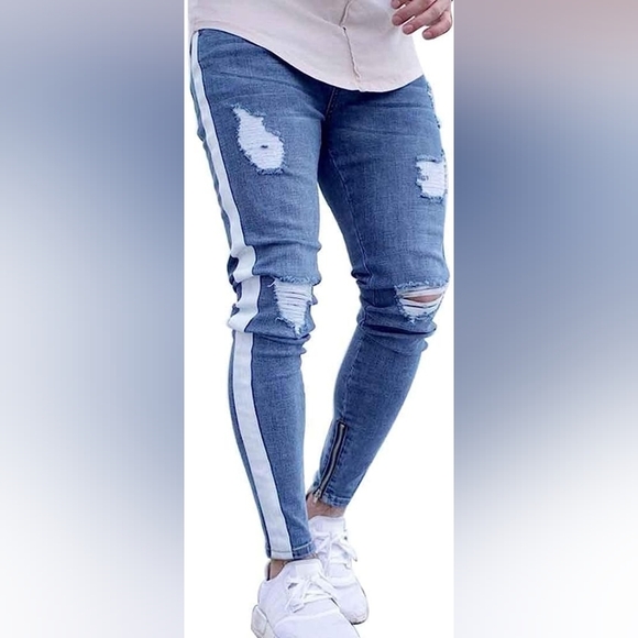 Other - New w/ Tags Mens Jeans Skinny Unique Comfortable Denim w/ Multiple Sizes